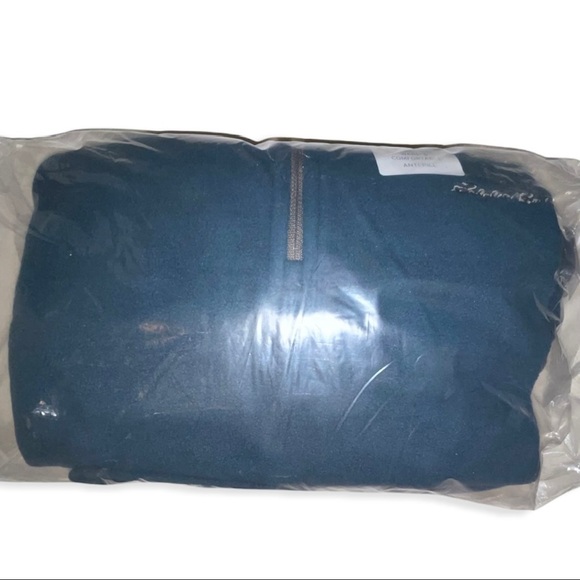 EDDIE BAUER Venture Sweatshirt Indigo Quarter Zip Fleece Pullover Jacket - Picture 6 of 8